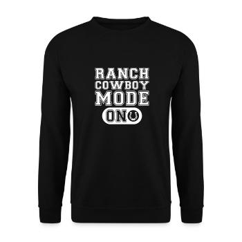 Rodeo Cowboy Ranch Cowboy - Sweat-shirt Unisexe - noir - Devant - Alina (178cm) & Michal (187cm)
