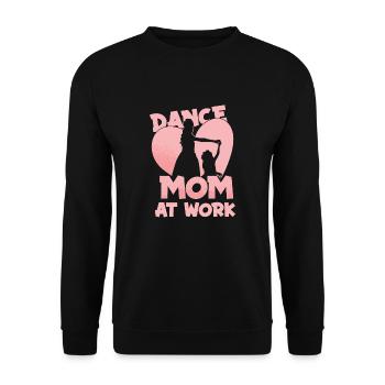 Mom Mutter Liebe Tanz Mutter - Unisex Pullover - Schwarz - Vorne - Alina (178cm) & Michal (187cm)