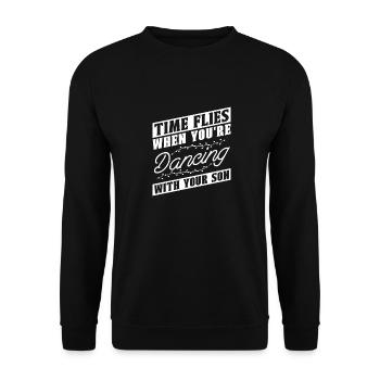 Maman Mère Fils Danse Mère - Sweat-shirt Unisexe - noir - Devant - Alina (178cm) & Michal (187cm)