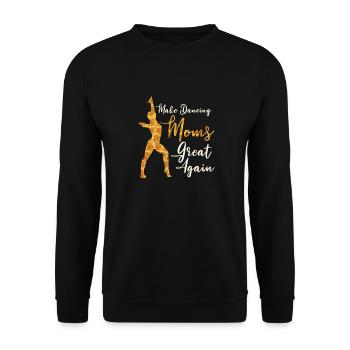 Maman Maman Grande Danse Maman - Sweat-shirt Unisexe - noir - Devant - Alina (178cm) & Michal (187cm)