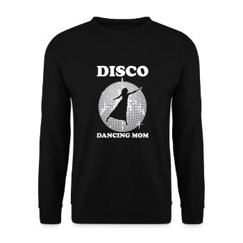Maman Maman Disco Danse Maman - Sweat-shirt Unisexe - noir - Devant - Alina (178cm) & Michal (187cm)