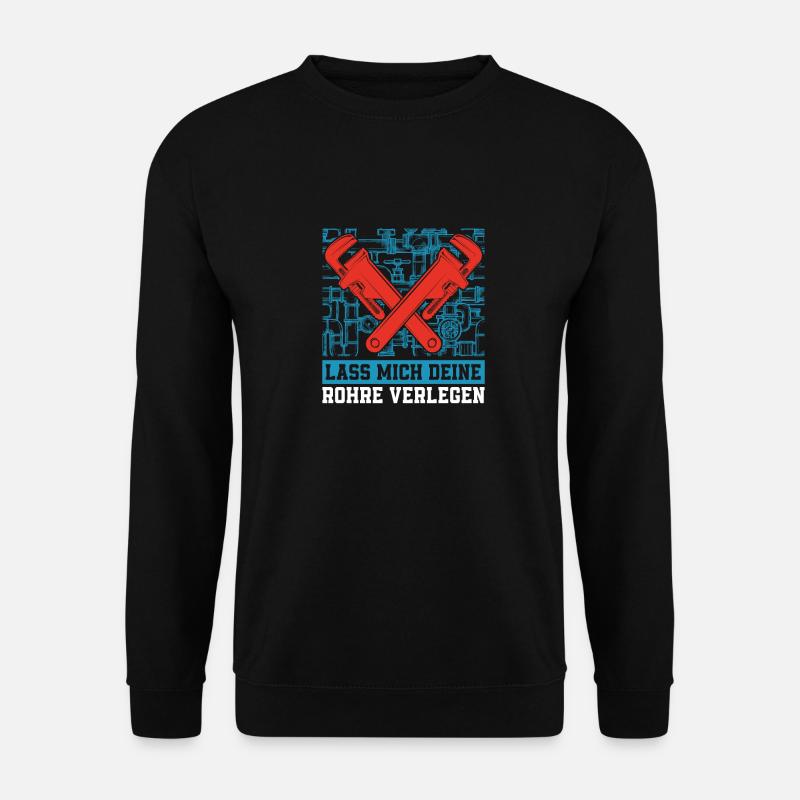 Rohrleitungsbauer Komisch - Unisex Pullover - Schwarz