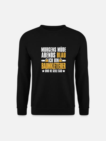 Baumpfleger Baumkletterer Arborist - Unisex Pullover - Schwarz