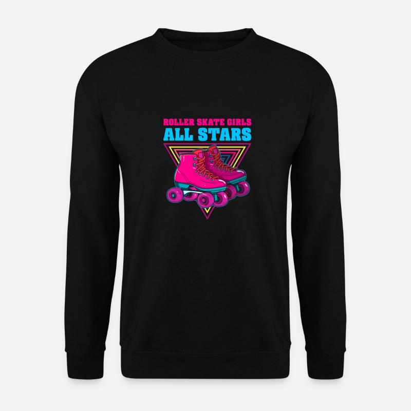 Rollschuhe Rollschuhlaufen Mädchen - Unisex Pullover - Schwarz