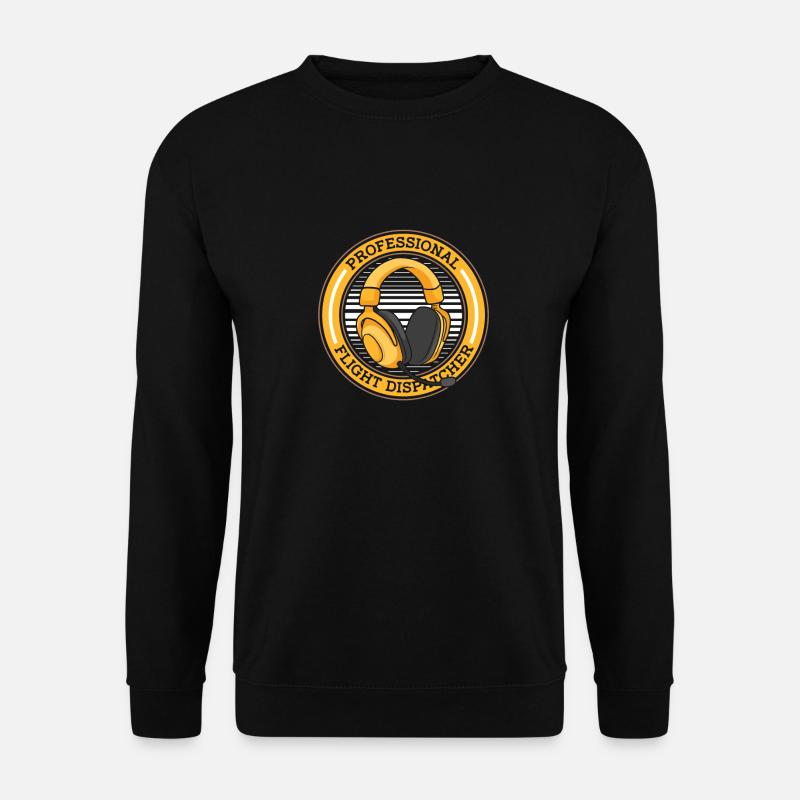 Notruf Leitstelle Einsatzzentrale Headset - Unisex Pullover - Schwarz