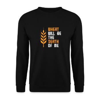 Glutenfrei Tod - Unisex Pullover - Schwarz - Vorne - Alina (178cm) & Michal (187cm)