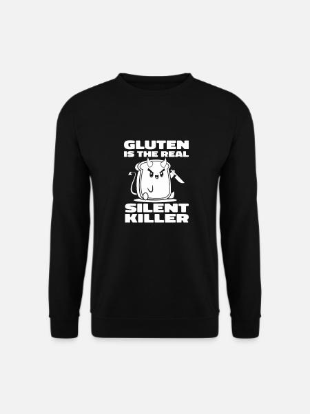 Gluten Free Funny - Unisex Sweatshirt - black