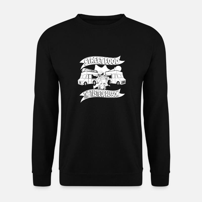 Straßenessen - Unisex Pullover - Schwarz