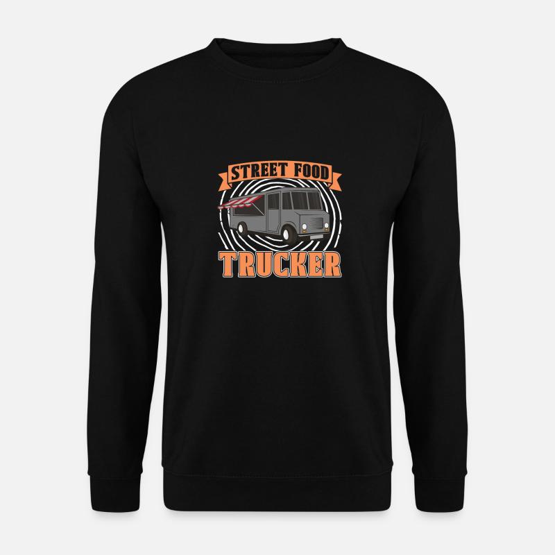 Straßenessen Trucker - Unisex Pullover - Schwarz