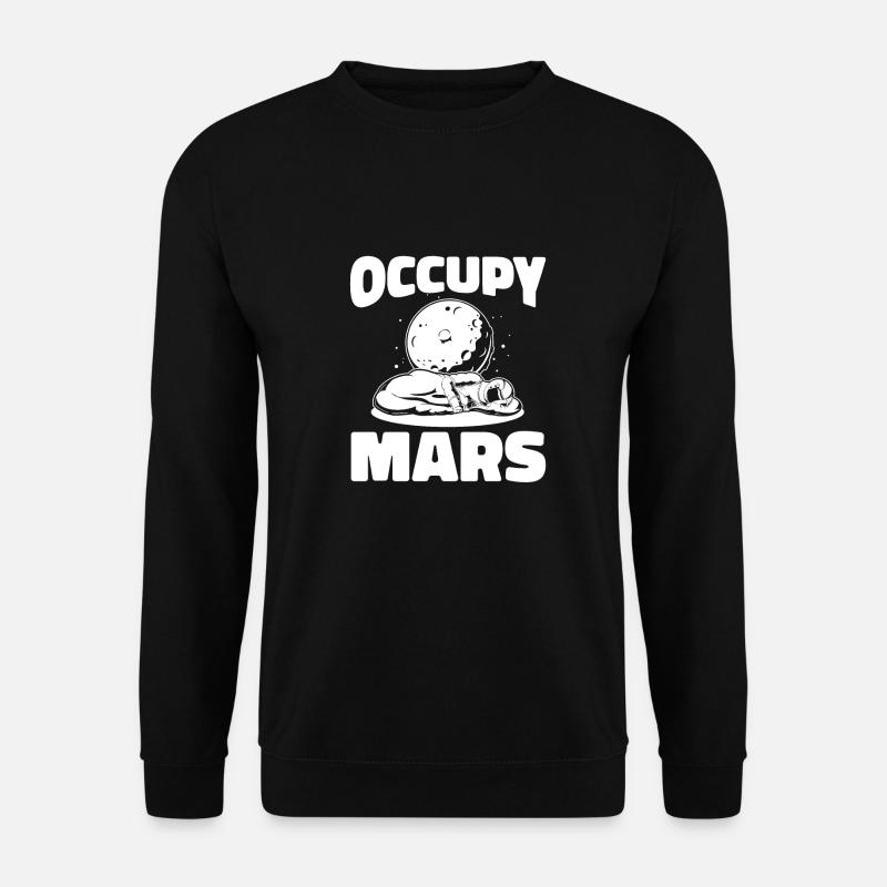 Espace, Espace, Occuper, Mars - Sweat-shirt Unisexe - noir