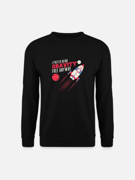 space, space, rocket, space colonization - Unisex Sweatshirt - black