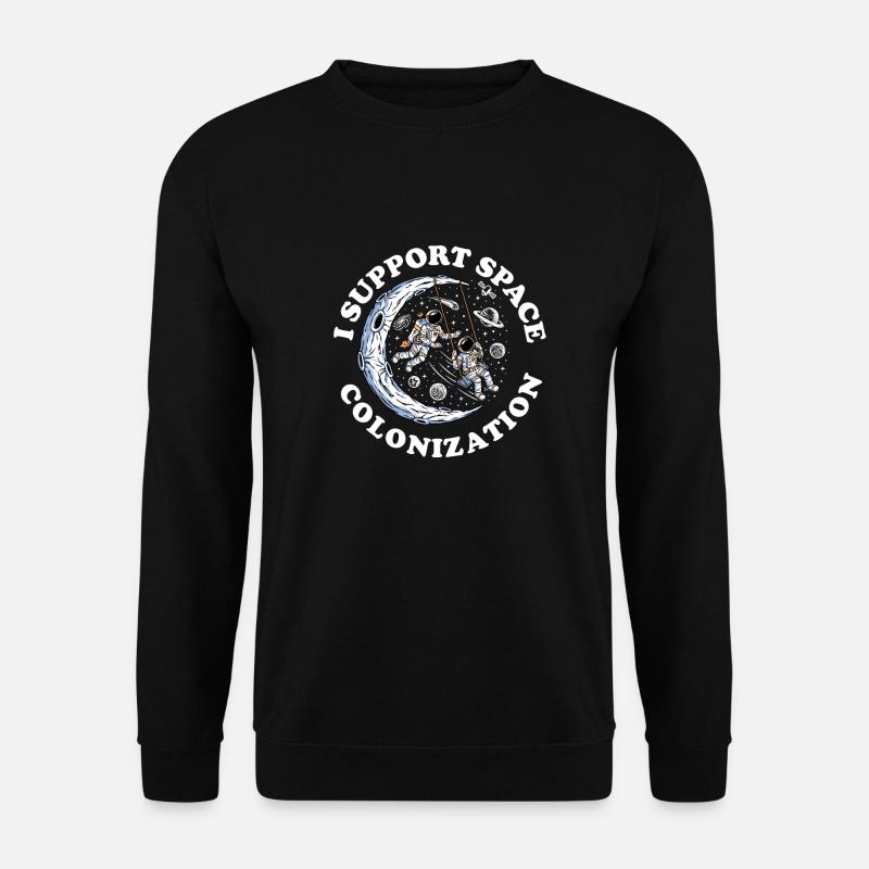 Space Space Colonization - Unisex Sweatshirt - black