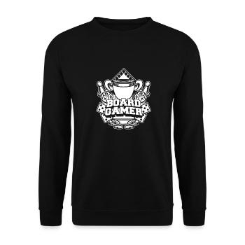 Board game board game - Unisex Sweatshirt - black - Front - Alina (178cm) & Michal (187cm)