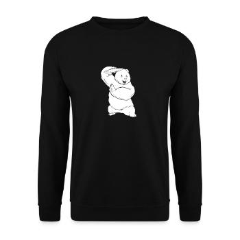 Frisbee Golf Disc Golf Wear - Sweat-shirt Unisexe - noir - Devant - Alina (178cm) & Michal (187cm)