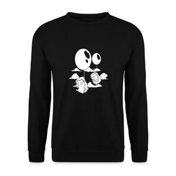 Ballons hérisson - Sweat-shirt Unisexe - noir - Devant - Alina (178cm) & Michal (187cm)