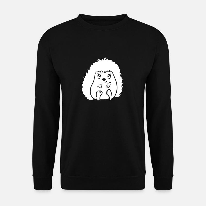 Hedgehog Cute - Unisex Sweatshirt - black