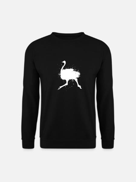 Bird Ostrich Ratites - Unisex Sweatshirt - black