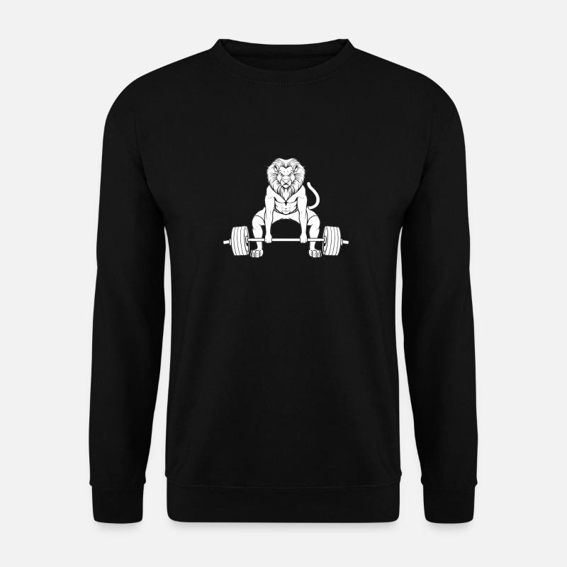 Powerlifting Powerlifter Leo - Unisex Sweatshirt - black