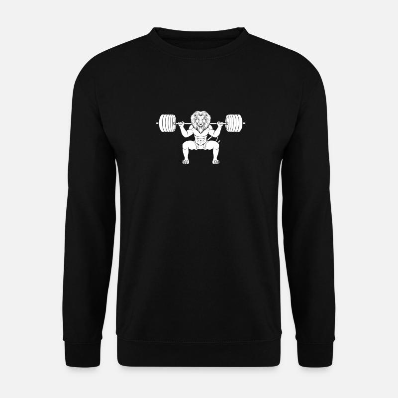 Powerlifting Powerlifter Leo - Unisex Sweatshirt - black