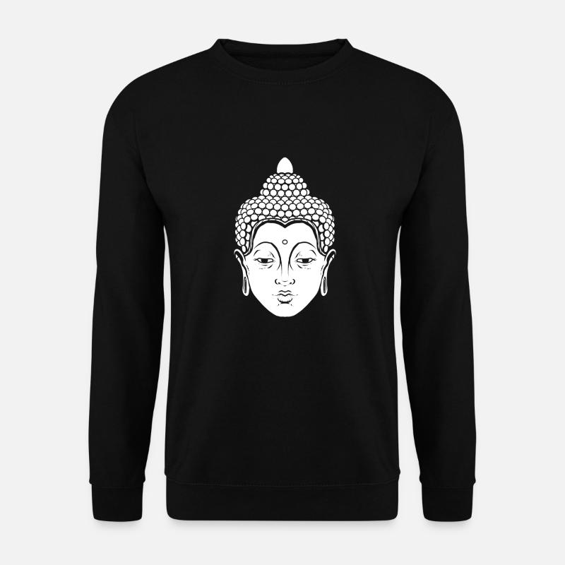 Buddha Buddhist - Unisex Pullover - Schwarz