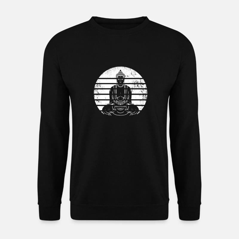 Buddha Buddhist - Unisex Sweatshirt - black