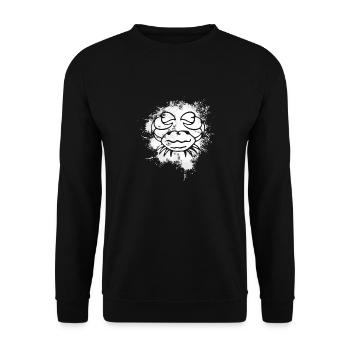 Symbole du Cancer du signe du zodiaque - Sweat-shirt Unisexe - noir - Devant - Alina (178cm) & Michal (187cm)