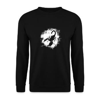 Symbole du Cancer du signe du zodiaque - Sweat-shirt Unisexe - noir - Devant - Alina (178cm) & Michal (187cm)