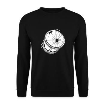 Train de ventilateurs Spielmannszug - Sweat-shirt Unisexe - noir - Devant - Alina (178cm) & Michal (187cm)