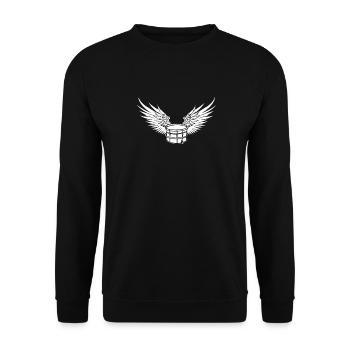 Train de ventilateurs Spielmannszug - Sweat-shirt Unisexe - noir - Devant - Alina (178cm) & Michal (187cm)