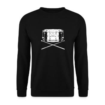 Spielmannszug Drums - Unisex Pullover - Schwarz - Vorne - Alina (178cm) & Michal (187cm)