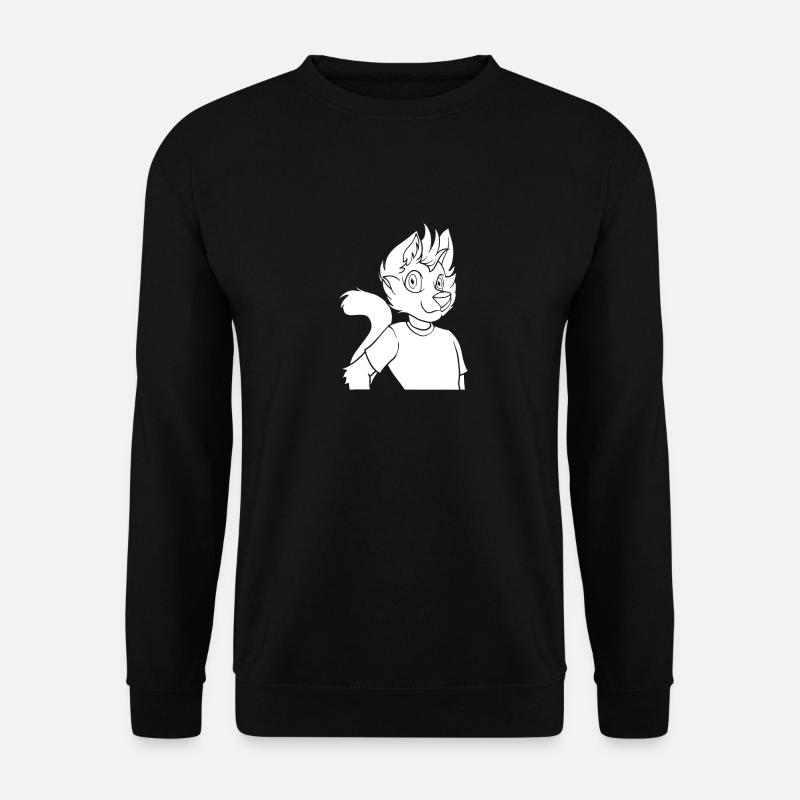 Furry Fandom Fursuits Fuchs - Unisex Pullover - Schwarz