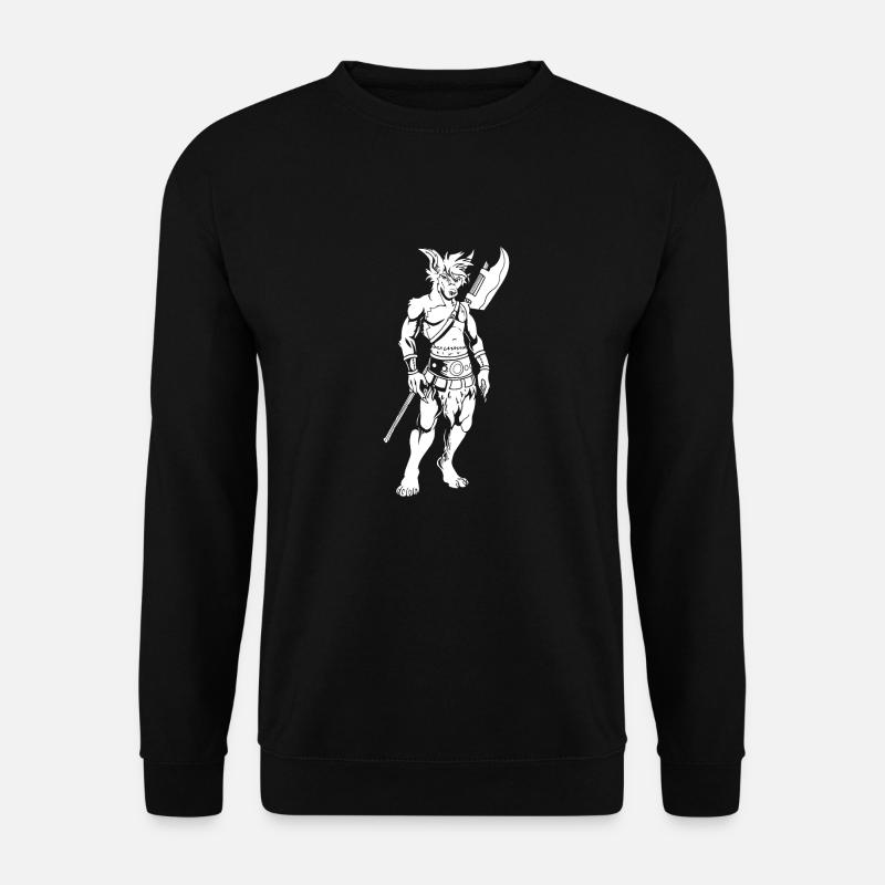 Furry Fandom Fursuits Warrior - Unisex Sweatshirt - black