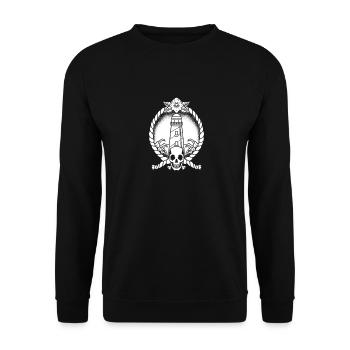 Crâne de phare - Sweat-shirt Unisexe - noir - Devant - Alina (178cm) & Michal (187cm)