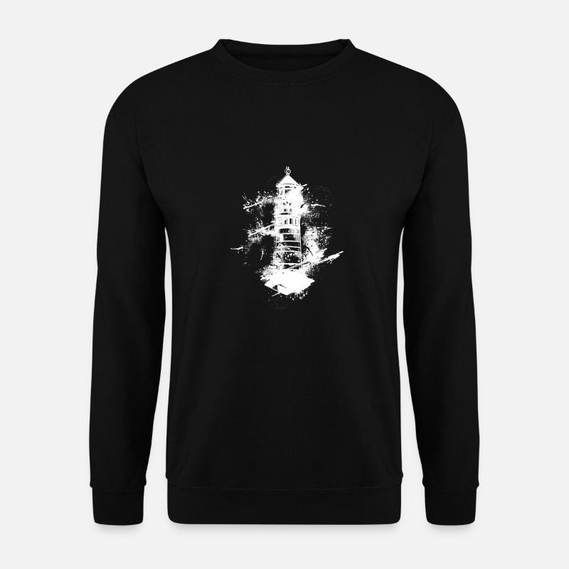 Lighthouse Splash Art - Unisex Sweatshirt - black