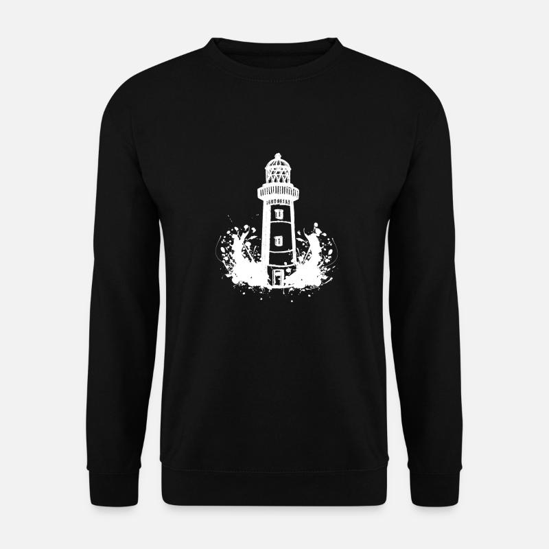 Lighthouse Water Art - Unisex Sweatshirt - black