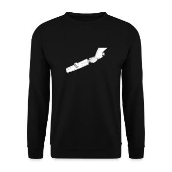 Cricket - Unisex Sweatshirt - black - Front - Alina (178cm) & Michal (187cm)