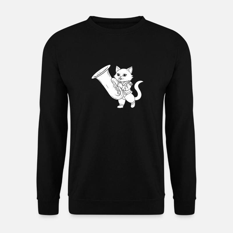 Fanfare Train Tuba - Unisex Sweatshirt - black