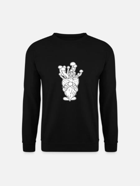 Mushroom Picker Mushrooms - Unisex Sweatshirt - black