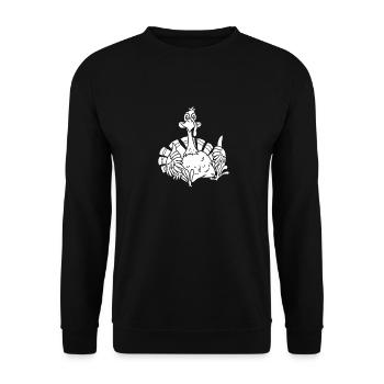 Thanksgiving - Unisex Sweatshirt - black - Front - Alina (178cm) & Michal (187cm)