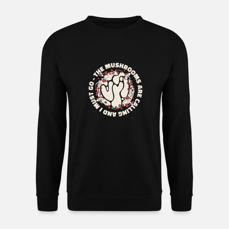 Cueilleurs de champignons Champignons - Sweat-shirt Unisexe - noir