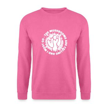 Pilzsammler Pilze - Unisex Pullover - Pink - Vorne