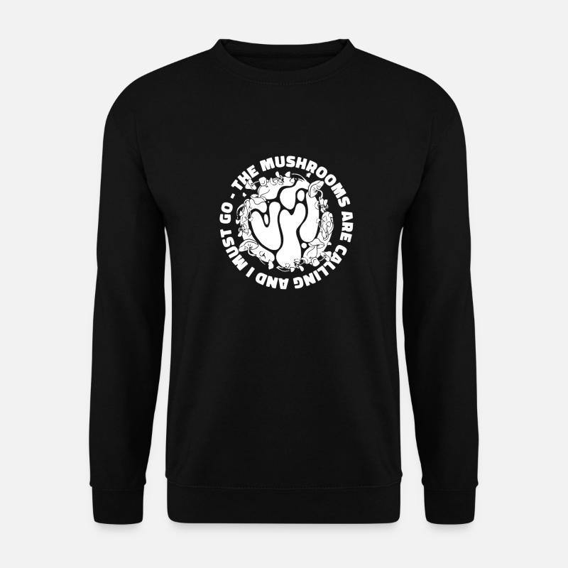Cueilleur de champignons - Sweat-shirt Unisexe - noir