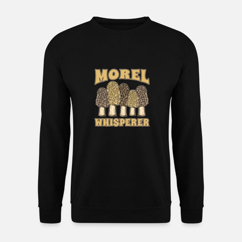 Pilzsammler Pilze - Unisex Pullover - Schwarz