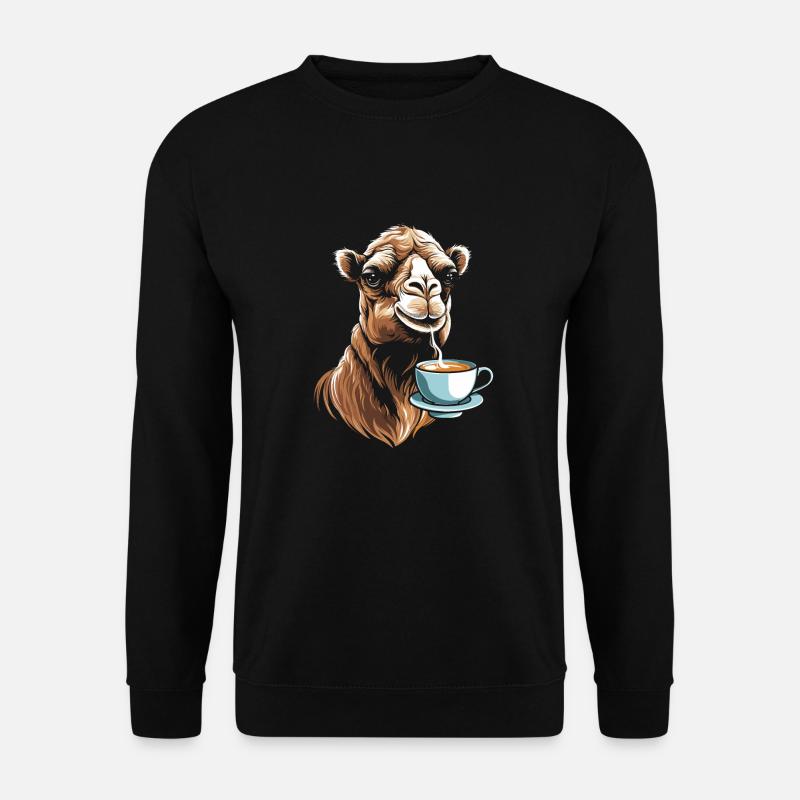Camel Coffee - Unisex Sweatshirt - black
