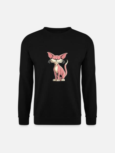 Sphynx Cat Funny - Unisex Sweatshirt - black