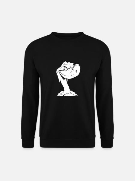 Sourire flamant rose - Sweat-shirt Unisexe - noir