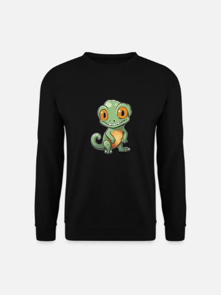 Chameleon Chameleon Funny - Unisex Sweatshirt - black