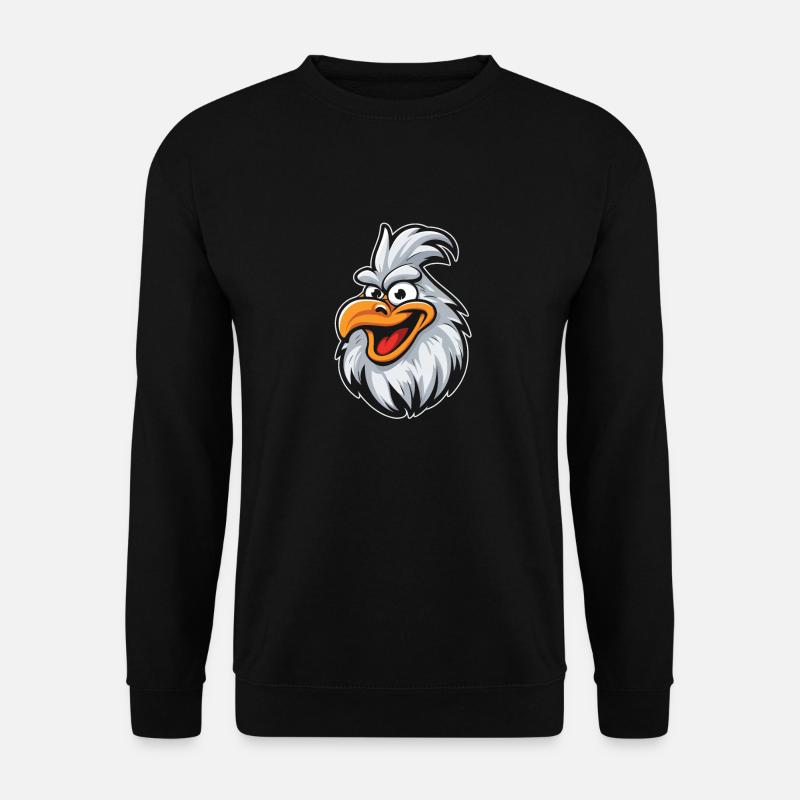 Chicken Hen Funny - Unisex Sweatshirt - black