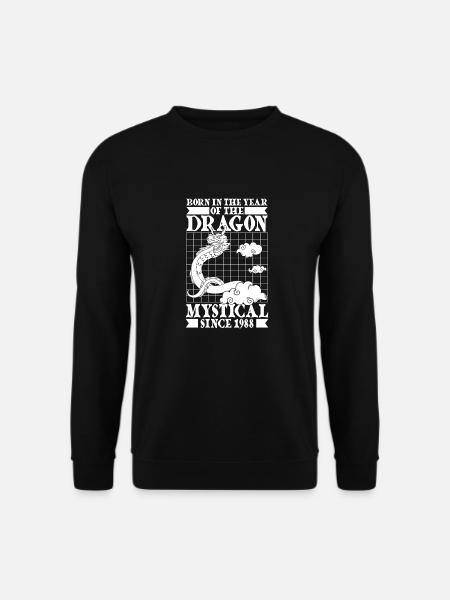 Jahr Des Drachen 2024 - Unisex Pullover - Schwarz