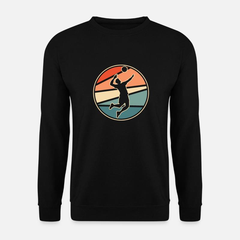 Volleyball Volleyballer - Unisex Pullover - Schwarz